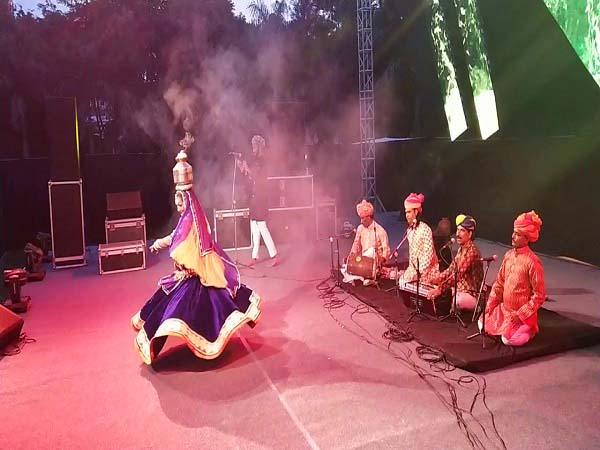 Chari fire dance performance regional style